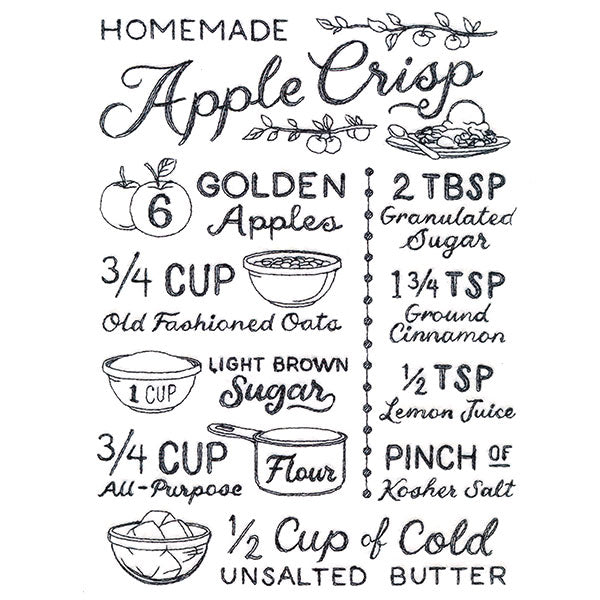 Homemade Apple Crisp Recipe