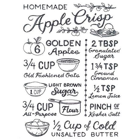 Homemade Apple Crisp Recipe