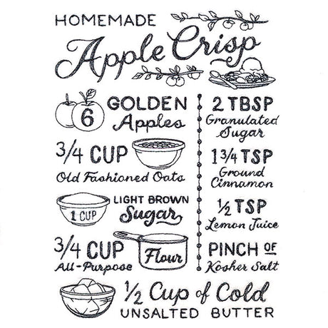 Homemade Apple Crisp Recipe