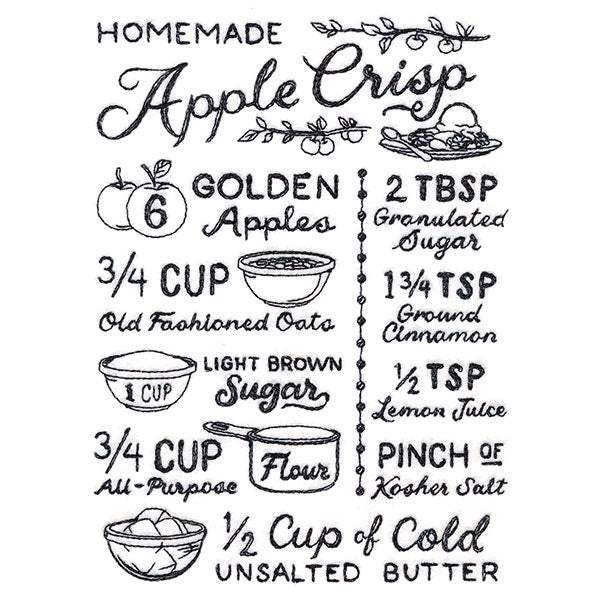 Homemade Apple Crisp Recipe