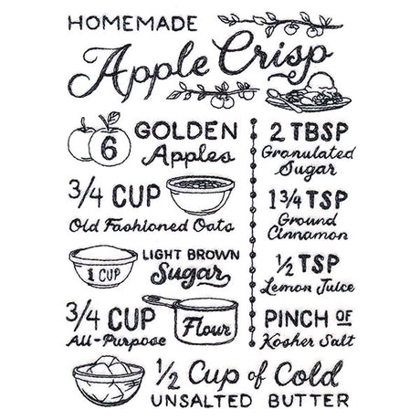 Homemade Apple Crisp Recipe