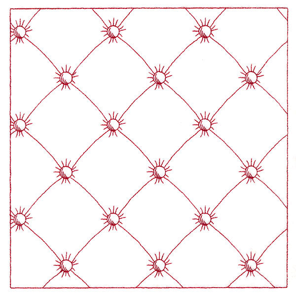 Classic Button Tufting Square (Double Run)