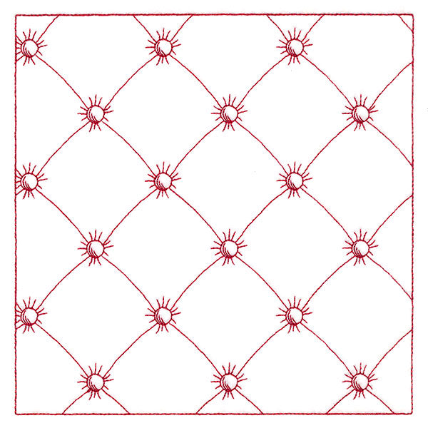 Classic Button Tufting Square (Double Run)