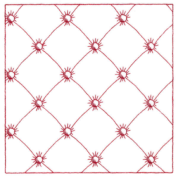 Classic Button Tufting Square (Double Run)