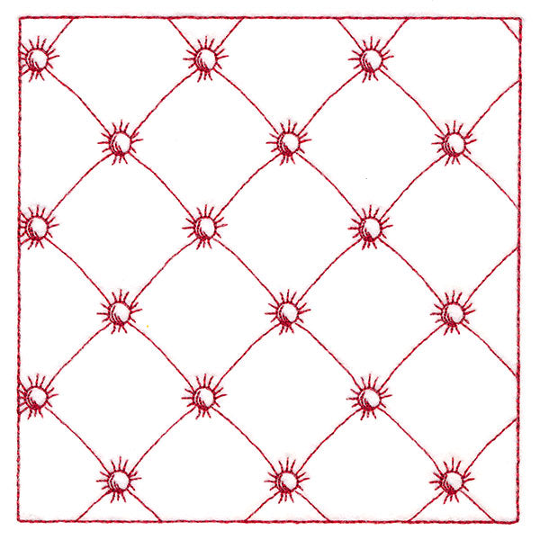 Classic Button Tufting Square (Double Run)