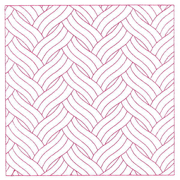 Classic Cabling Square (Double Run)