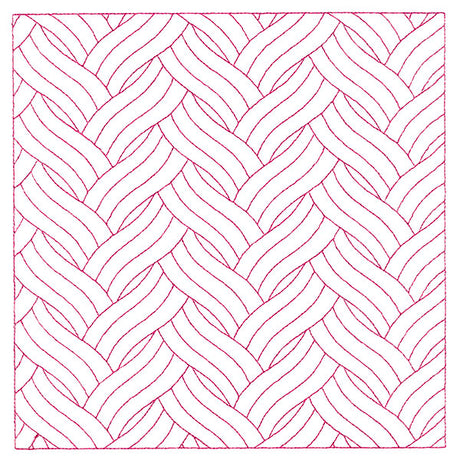 Classic Cabling Square (Double Run)