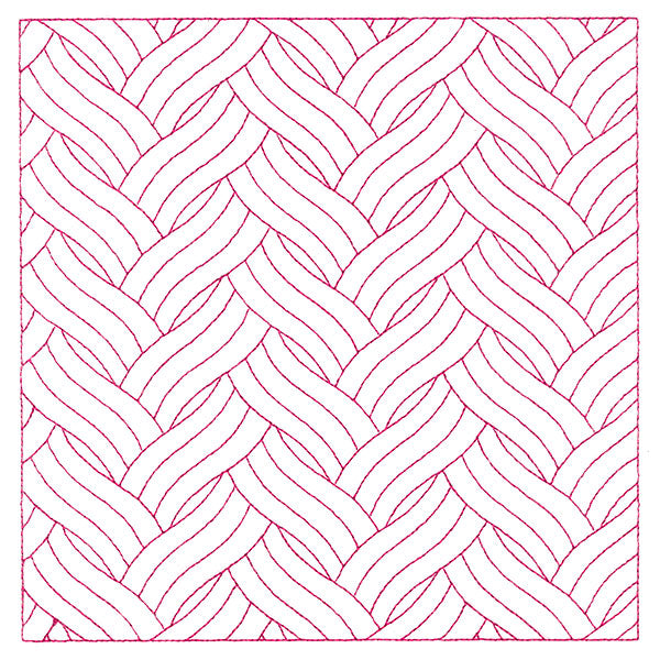 Classic Cabling Square (Double Run)