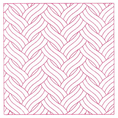 Classic Cabling Square (Double Run)