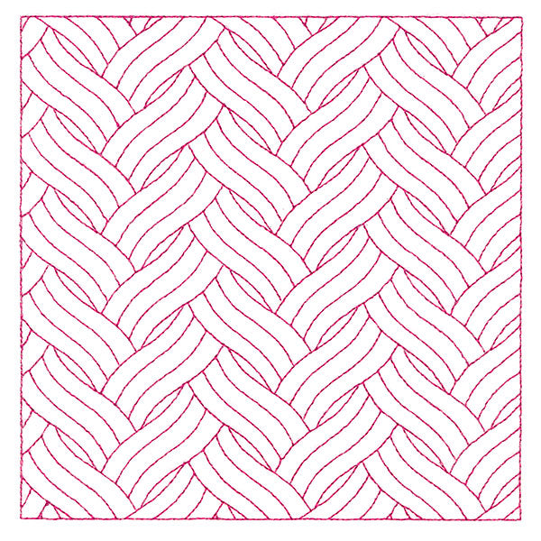 Classic Cabling Square (Double Run)