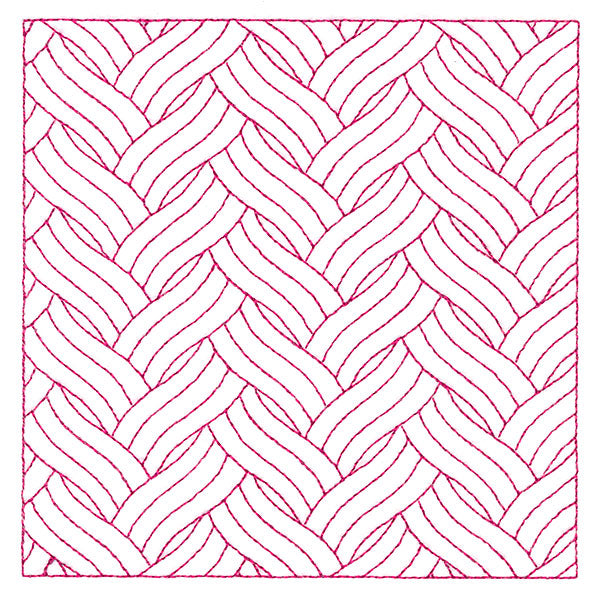 Classic Cabling Square (Double Run)