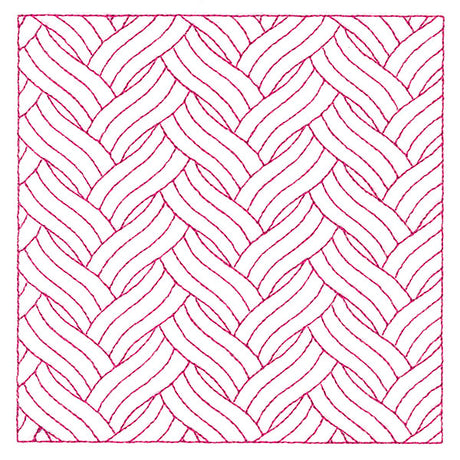 Classic Cabling Square (Double Run)