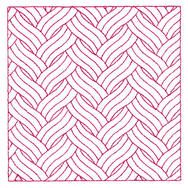 Classic Cabling Square (Double Run)