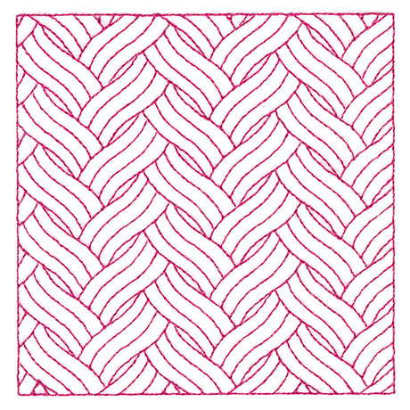 Classic Cabling Square (Double Run)