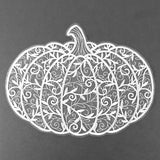 Pretty Pumpkin Doily (Organza)