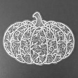 Pretty Pumpkin Doily (Organza)