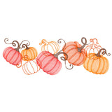 Festive Harvest Pumpkin Border