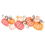 Festive Harvest Pumpkin Border