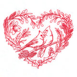 Sweet and Simple Cardinals Wreath