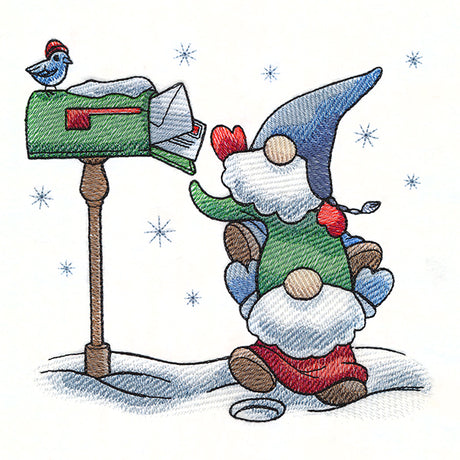 Cheerful Gnomes Mailbox