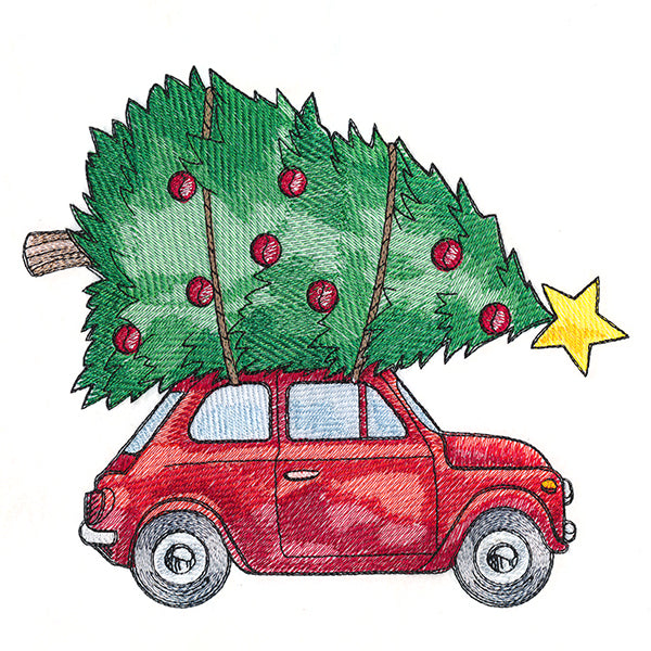 Very Merry Christmas Car