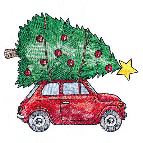 Very Merry Christmas Car