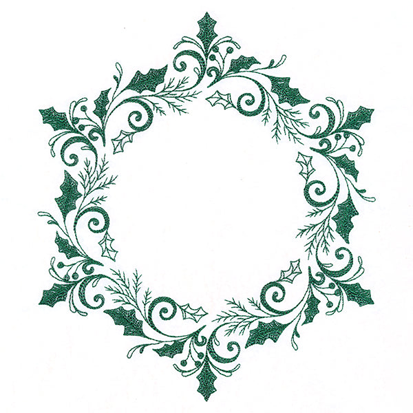 Festive Swirls Wreath