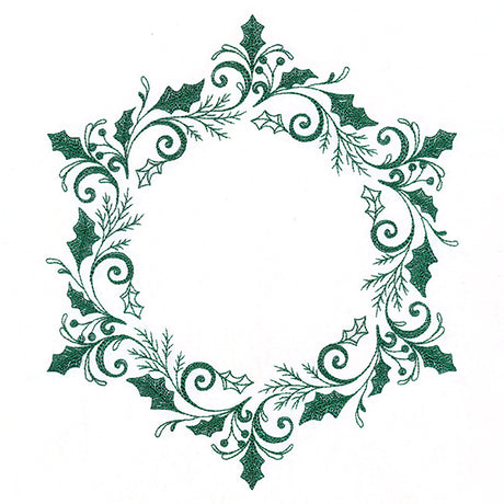 Festive Swirls Wreath