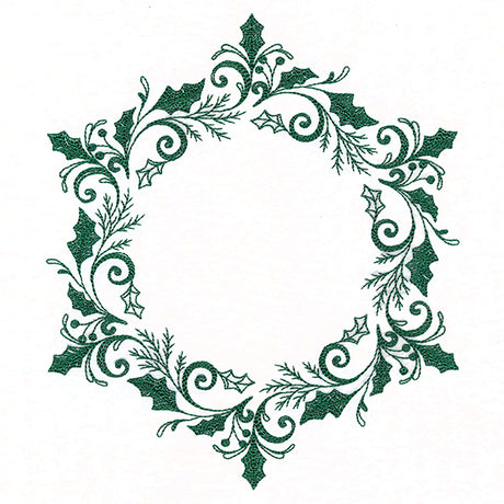 Festive Swirls Wreath