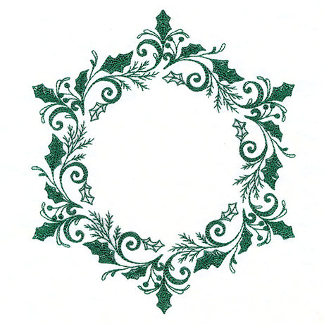 Festive Swirls Wreath