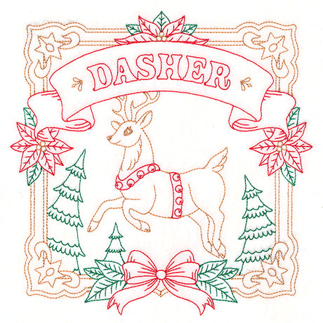 Christmas Reindeer Team - Dasher