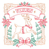 Christmas Reindeer Team - Vixen