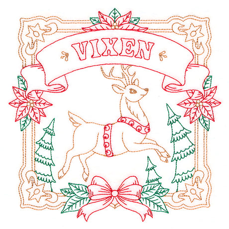 Christmas Reindeer Team - Vixen