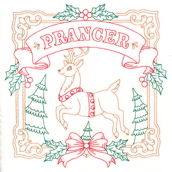 Christmas Reindeer Team - Prancer