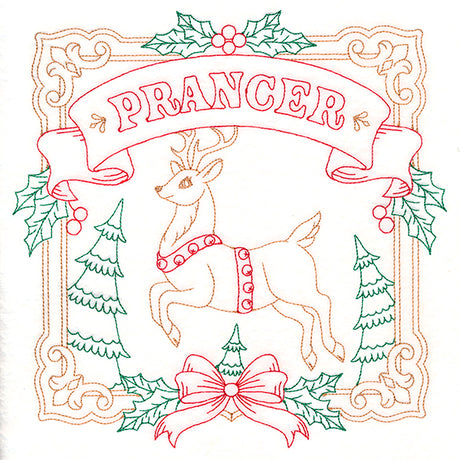 Christmas Reindeer Team - Prancer