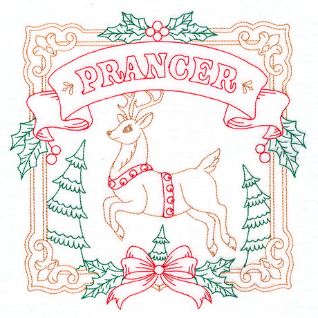 Christmas Reindeer Team - Prancer