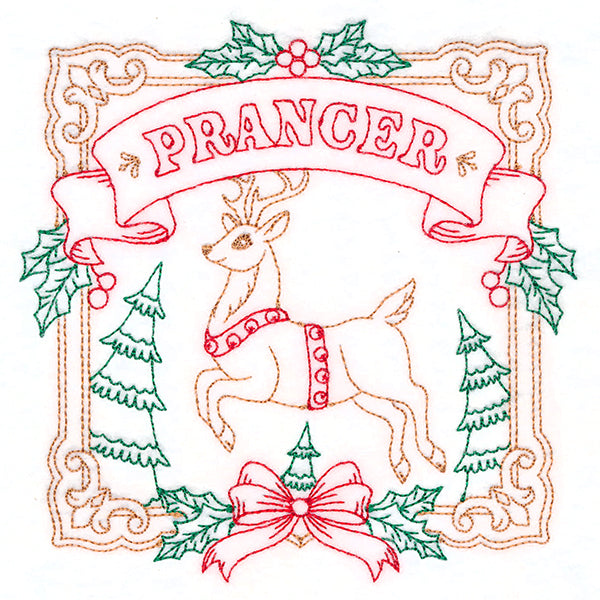 Christmas Reindeer Team - Prancer