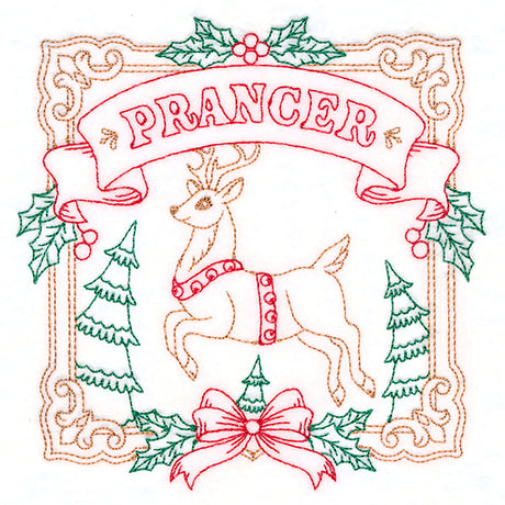 Christmas Reindeer Team - Prancer