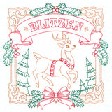 Christmas Reindeer Team -Blitzen