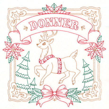 Christmas Reindeer Team - Donner