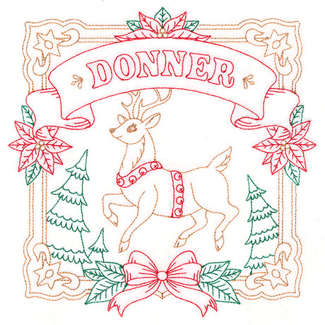 Christmas Reindeer Team - Donner