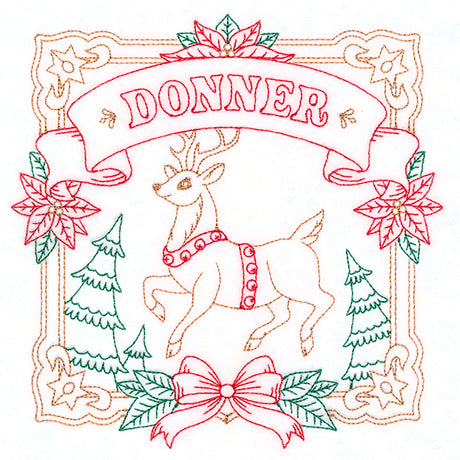 Christmas Reindeer Team - Donner