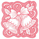 Bells of Christmas Square (Trapunto)