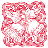 Bells of Christmas Square (Trapunto)