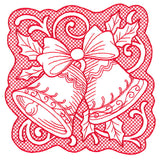 Bells of Christmas Square (Trapunto)