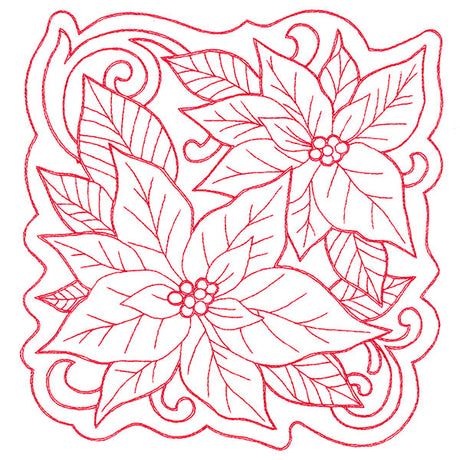 Poinsettias of Christmas Square