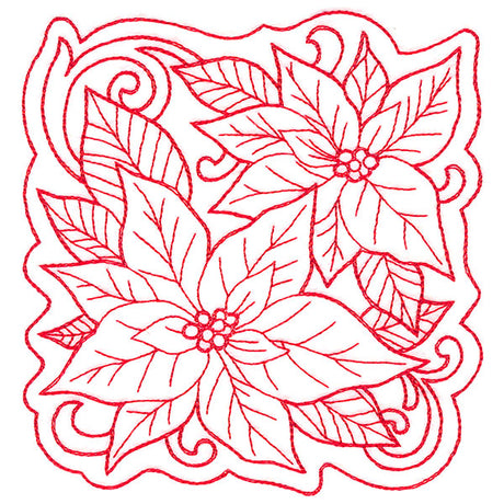 Poinsettias of Christmas Square