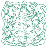 Tree of Christmas Square