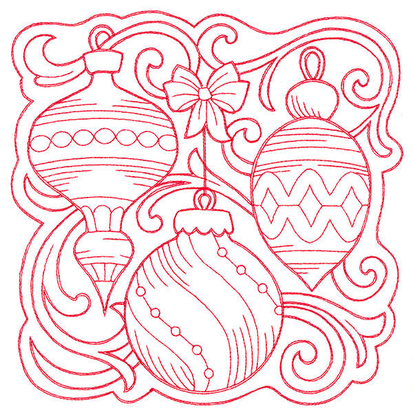 Ornaments of Christmas Square