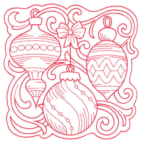 Ornaments of Christmas Square